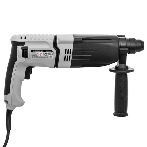 Перфоратор сетевой, 720 Вт, 1240 об/мин, 5080 ударов/мин, патрон SDS+, ИНТЕРСКОЛ П-24/700АВС, 160.1.4.40
