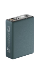 Внешний АКБ QX-10, 10000mAh, deep-green, OLMIO