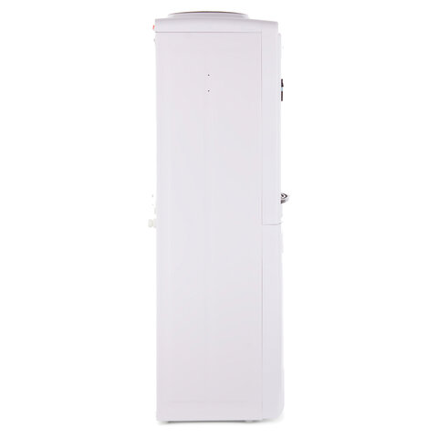 Водораздатчик-кулер БЕЗ НАГРЕВА И ОХЛАЖДЕНИЯ, AQUA WORK 0.8-LWR, напольный, 2 крана, белый, 27934