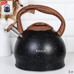 Чайник 3,0 л,ручка Soft Touch/ KISIGA / KBW-427 /уп 12/ 0,76/индукция / трехслойное дно