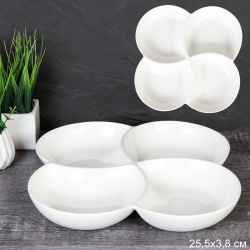 Менажница Классика / GA6 /уп 12/ костяной фарфор