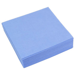 Салфетки VILEDA "Универсальная" КОМПЛЕКТ 10шт, вискоза/полипропилен, синий 40*38см, 101029