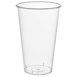 Стакан одноразовый 500мл пластиковый матовый Bubble Cup, СВЕРХПЛОТНЫЙ, ВЗЛП, ШК5407, 1021П