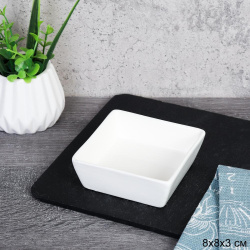 Соусник квадратный 8 см / HG-802 /уп 104/