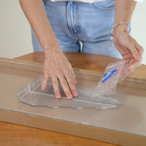 Экран для кондиционера настенного 100х1150х315 мм, ПЭТ, прозрачный, 2 мм, 10000023