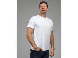 Футболка для сублимации «Evolution» унисекс, Размер XS, Цвет белый