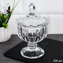 Сахарница 200 млна ножке / G24005-A /уп 36/