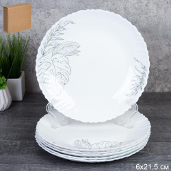 Набор тарелок 6 штук 215 мм / LHP-85XN (7463) /уп 8/ 742636