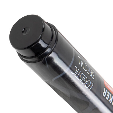 Маркер перманентный с колпачком для вскрытия коробок BRAUBERG LOGISTIC SPECIAL, черный, 1-3 мм, 152569