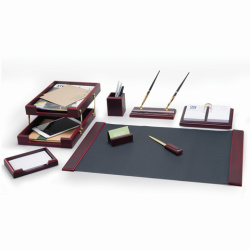 Набор подарочный настольный BESTAR "Titan" из дерева, 8 предметов, цвет "красное дерево", 236366