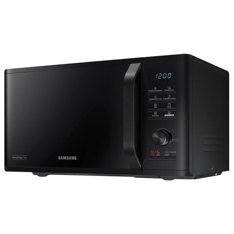 Микроволновая печь SAMSUNG MG23K3515AK/BW, объем 23 л, мощность 800 Вт, электронное управление