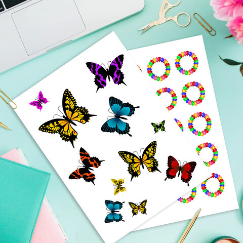 Фотобумага САМОКЛЕЯЩАЯСЯ глянцевая, А4, 135 г/м2, 20 листов, BRAUBERG EXTRA, 364490