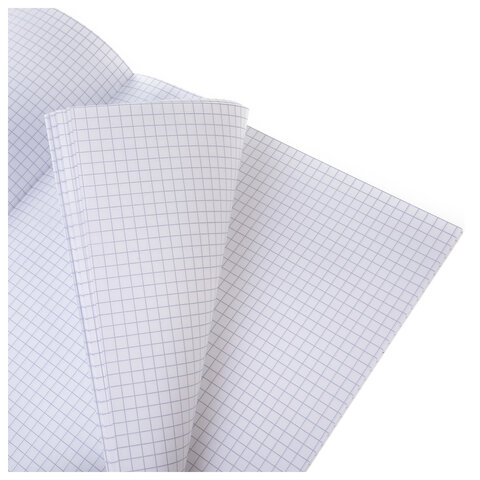 Тетрадь бумвинил А4 96л. скоба, офсет №1, клетка, ЧЕРНАЯ Metallic, HATBER, 093028, 96Т4бвВ3