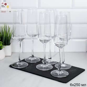 Бокал 250 мл / EJ6323 /уп 8/ для шампанского