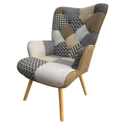 Кресло BRABIX Soft LC-305, ткань, пэчворк (лоскутное), 533148