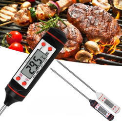 Кулинарный электронный термометр С-857 / Термощуп в футляре (-50 град. +300град)