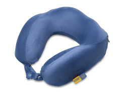Подушка для путешествий с капюшоном «Hooded Tranquility Pillow», Цвет синий