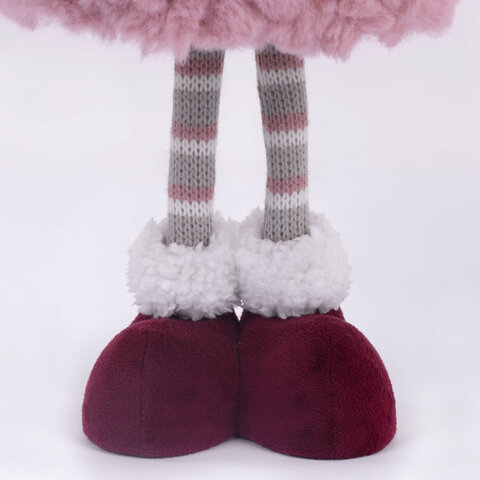 Украшение новогоднее интерьерное 48 см "Фея", полиэстер, нежно-розовый, ЗОЛОТАЯ СКАЗКА, 592523