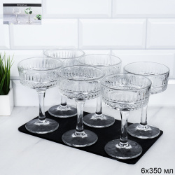 Бокал 6 штук 300 мл / QYF160 /уп 8/ 10х15,8 см,цена за штуку 150 рублей