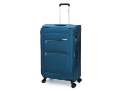 Чемодан «ВИВИ», 89 л, Размер L, Цвет синий
