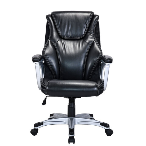 Кресло BRABIX PREMIUM "Credo EX-587", рециклированная кожа, черное, 532977