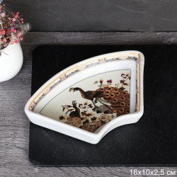 Менажница 30x4 см / 20469-11.1 /уп.8/ Павлин Бежевый/ ШТУЧНО