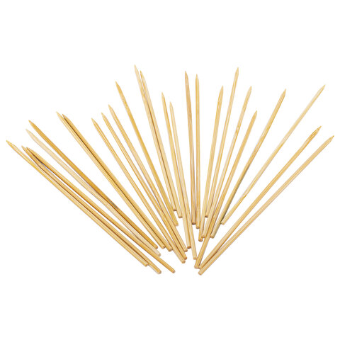 Шпажки-шампуры для шашлыка бамбуковые 15 см, 100 штук, КП, 137599