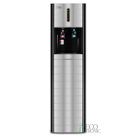 Пурифайер для воды ECOTRONIC V42-U4L, напольный, НАГРЕВ/ОХЛАЖДЕНИЕ КОМПРЕССОРНОЕ, 2 крана, черный, 3061