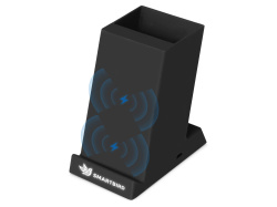 Настольное беспроводное зарядное устройство «Glow Box», Цвет черный