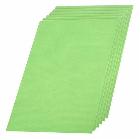 Коврики универсальные 6 шт., 30х45 см, для холодильника, полок, сервировки, салатовый, DASWERK, 609605