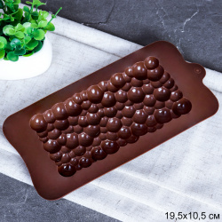 Форма для шоколада силиконовая / HL-165 /уп 300/ 21*10,3*1 см/ 0,04