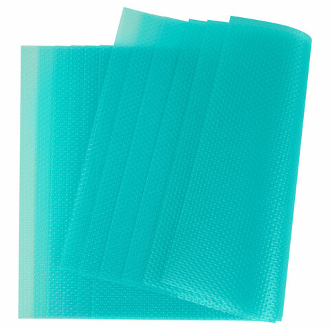 Коврики универсальные 6 шт., 30х45 см, для холодильника, полок, сервировки, бирюзовый, DASWERK, 609606