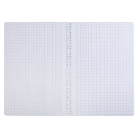 Тетрадь А4 96л. HATBER гребень, клетка, матовая ламинация, 3D фольга, Цветочные сны (микс), 088814, 96Т4лофВ1гр