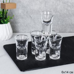 Стопка 6 штук 14 мл Круг / RC002 /уп 48/