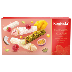 Конфеты глазированные KONFESTA Ассорти вкусов с манго, малиной, фисташкой 150 г