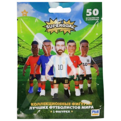 Коллекционная фигурка "Угадай, кто внутри!", футболисты, суперзвезды, SUPERGOAL, АССОРТИ, FUNKY TOYS, SM2005
