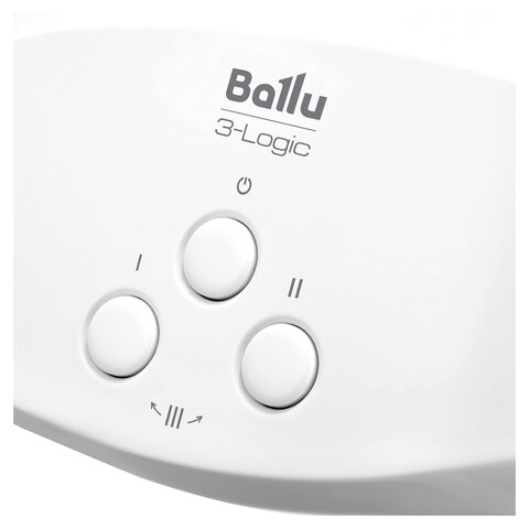 Водонагреватель проточный электрический BALLU 3-Logic TS, ненапорный, 3,5 кВт, 2 л/м, кран + душ, НС-1588892