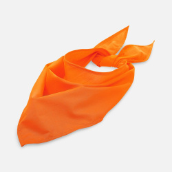 Шейный платок Bandana, оранжевый, 62х62х86 см