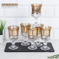 Бокал 6 штук 200 мл / FK-1456 /уп 12/