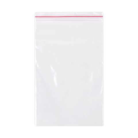 Пакеты ZIP LOCK "зиплок" СВЕРХПРОЧНЫЕ, комплект 100 шт., 100х150 мм, ПВД, 100 мкм, BRAUBERG EXTRA, 608182