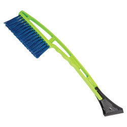 Щетка со скребком для снега автомобильная, мягкая щетина, 42см, Oktan, А3-01-02