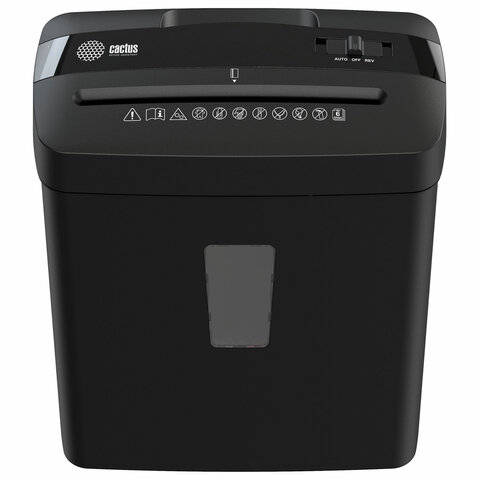 Уничтожитель (шредер) CACTUS CS-SH-A3, 4 уровень секретности, фрагменты 4х39, 6 листов, 13 литров