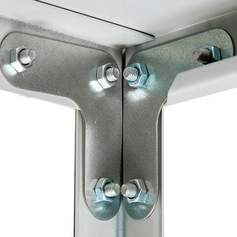 Стеллаж металлический BRABIX "MS 220/60-6", 2200х1000х600 мм, 6 полок, 291376