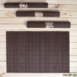 Салфетка для сервировки стола 4 штуки 30х45 см / TD-91 /уп 50/ коричневая_