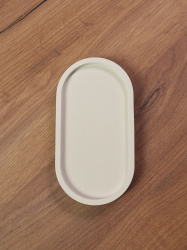 Поднос для мелочей и украшений декоративный из гипса, арт. g003001