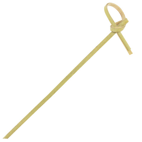 Шпажки-пики для канапе бамбуковые форма "Узелок" 9 см, 100 шт., BOOMHOUSE (БУМХАУС), 701974