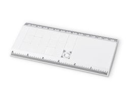 Линейка с игрой «Пятнашки», Цвет белый