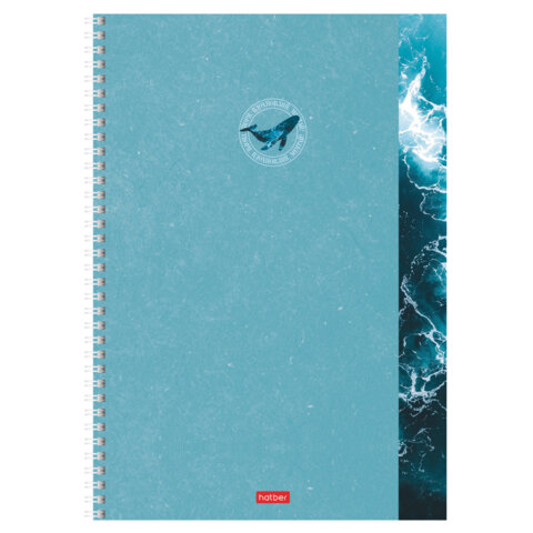 Тетрадь А4 96л. HATBER гребень, клетка, обложка картон, Вдохновение вокруг (микс в спайке), 088815, 96Т4В1гр