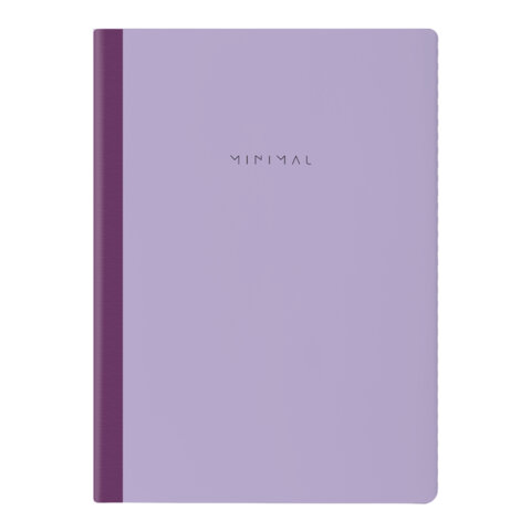 Тетрадь А4 96 л. BRAUBERG, на сшивке с корешком, клетка, обложка картон, "Minimal Pastel", 405282