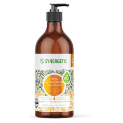 Гель для душа 750 мл SYNERGETIC "Кумкват и чувственное нероли" натуральный, биоразлагаемый, 400008